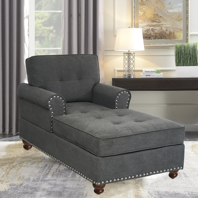 Belton reclining chaise lounge with 2024 cushion